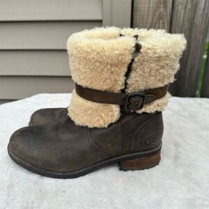 UGG Women's Blayre II Ankle Boots Size 8 Winter Casual Zip